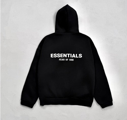 Fear of God ESSENTIALS Hoodie BLACK